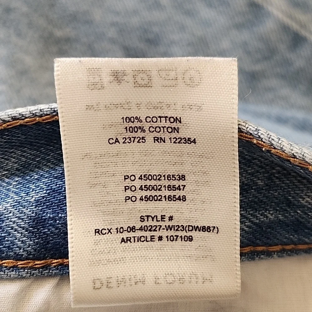 Aritzia 100% Cotton  Denim Forum The '90S Iggy Lo-Rise Baggy Jeans Size 27 - Picture 16 of 16